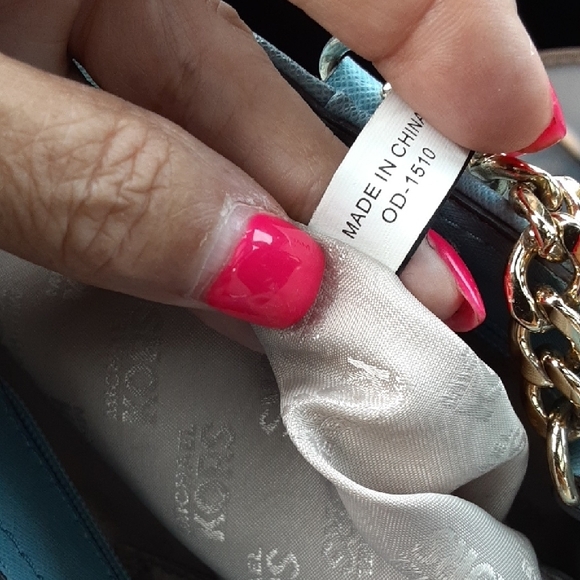 Michael Kors Blue Tote Bag - Picture 6 of 9